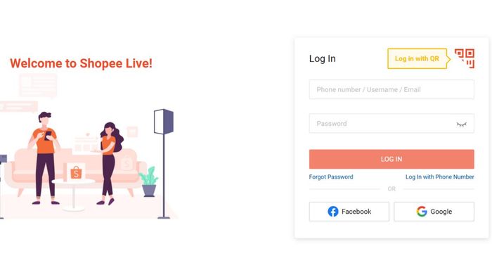 Hướng dẫn Live trên Shopee bằng máy tính - Bước 2